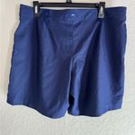 Jag jeans Jag Women's Flat Front Navy Blue Golf Chino Shorts Size XL Photo 3