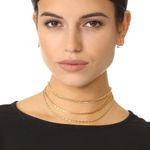 Shopbop layered choker chain necklace set Photo 0