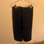 Anthropologie  Maeve Colette Ponte Crop Wide-Leg Black Pants Photo 5