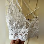 Free People  FP One‎ Intimately Adella Longline Bralette White Size Small Photo 8