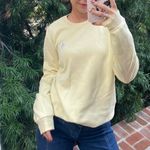 Adidas  Yellow crewneck sweatshirt sz s women’s Photo 1
