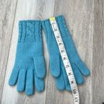 Lands' End  Gloves cashmere cable knit womens Blue (one size) bright maximalist Photo 3