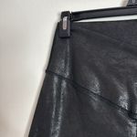 Aerie Offline The Hugger Hi-Rise Faux Leather Leggings Black Size L Photo 5