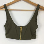 Meshki  Zip‎ Front Bra Bikini Top Photo 0