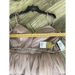 Say Yes To The Prom  Juniors' Pleated Mesh Tiered Gown Dress Size 15 French Mauve Photo 5