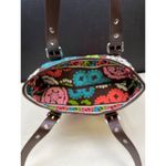Vera Bradley  Lola floral Women's Tote Purse Shoulder bag Brown multi SKU 6125 Photo 5