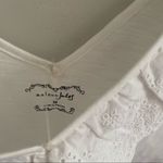 Maison Jules  White Eyelet V Top Sz Medium Photo 2
