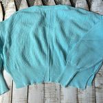 Aerie Cropped Sweater Size S Turquoise Photo 4