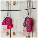 Juicy Couture  Crystal Crush Heart Zip Wristlet Clutch, Raspberry Tart Photo 1