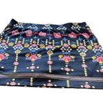 Croft & Barrow Navy Blue Floral Print Mini Skort Sz XL Golf Outdoor Tennis Photo 6