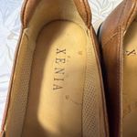 XENIA Leather Comfort Loafers Brown & Taupe Slip Photo 8