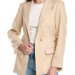 zanella 6 / M women's blazer Luxury Tank One Button Jacket Sports Coat Cashmere Size M Photo 1