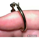 Charter Club  Gold Heart Hoop Earrings Photo 2