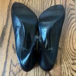 J.Crew Black Leather Heels Round Toe Photo 3