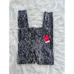 Spanx Faux Leather Snake Shine Leggings Grey Snake Size Small Photo 3