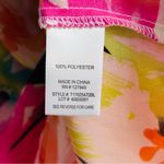 Floral and ivy bright multicolored floral print tunic top bell sleeves size XL Red Photo 5