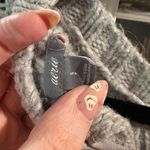 Aerie  Textured‎ Bow Back Gray Crew Neck Sweater- Size Small Photo 3