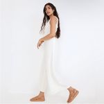 Madewell NWT  Size Large NF563 Lightestspun Tie Back Cover Up Jumpsuit Lighthouse Photo 3