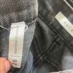 PacSun  Black Distressed Straight Leg Jeans Photo 7