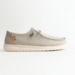 Hey Dude  Gray Chambray Women's Loafers Photo 4