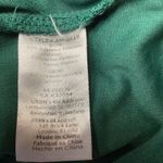 Twist Front Velvet Mini‎ Dress M Dark Green Keyhole Neck Long Sleeve Size M Photo 12