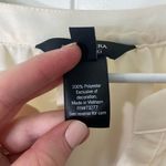 Simply Vera, Vera Wang NWOT Simply Vera Verawang women’s cream patterned elastic cuff 3/4 sleeve blouse Photo 4