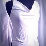 EXPRESS  black & white cowl neck top size small Photo 0