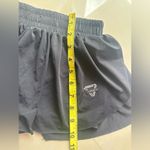 Luogongzi 2 in 1 Flowy Running Shorts Womens Black Training Gym Small Photo 8