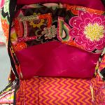 Vera Bradley Pink Ziggy Zinnia Campus Backpack Photo 9