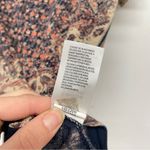 Lucky Brand Brown & Cream Printed Short Sleeve Blouse Womens S Boho Casual Photo 4