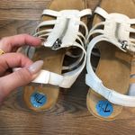 Aerosoles White Strappy Wedges With Adjustable Back Photo 3