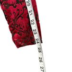 Simply Vera Wang Velvet Burnout Top Womens M Red Sheer Whimsygoth Grunge Vamp Size M Photo 10