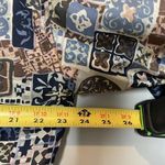 Vintage Womens 100% Silk Floral Patchwork Bomber Jacket Size Small Tan Photo 4