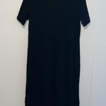 A New Day  Short Sleeve Black MIDI Dress ZZ9 Photo 1