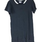LNA Womens T Shirt Dress Cut Outs Cotton Black XS Photo 0