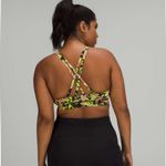 Lululemon  Energy Luxtreme Sports Bra Multi Strap Cross Back Floral Highlight 6 Photo 2