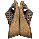 Skechers Beverlee Wedge Sandals Womens 8 Delighted Multicolor Slip On Comfort Photo 5