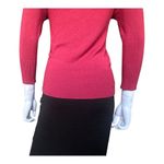 Bloom Italia women’s Size Medium Red V neck Sweater​​​​ Photo 1