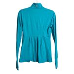 🔥RARE🔥 Lucy Activewear Teal Blue Fitted Full Zip Track Jacket Medium Photo 3