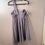 Alfred Angelo Party Dress Single Strap Victorian Lilac Size 10 New! Photo 1