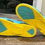 Crocs “Barbados” Beach Line Hybrid Boat Shoe - Sz 10 - Aqua & Yellow - EUC Photo 9