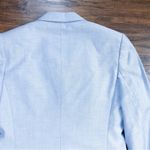 Brooks Brothers • pinpoint summer blazer pale blue oxford 100% cotton two button Photo 8