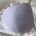 Massam Size Large Floral Underwire Bra. Made in Brazil. New with Tags White Photo 6
