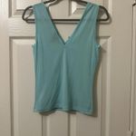 The Limited Women’s Y2K Nylon  Blue Sequin See Through Tank Top Shirt Sz M Medium Photo 2