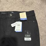st. john's bay St. John’s Bay Black Straight Leg Jeans SIZE 8 Photo 1