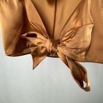 Camila Coelho NWT Camilla Coelho Kimmy Top‎ in Soft Gold Size Small Photo 5