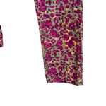 Gramicci Womens Climbing Pant Purple Green Floral Pattern Integrated Belt Size 4 Photo 2