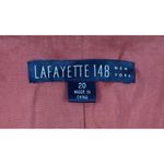 Women's Lafayette 148 Size 20 Blazer Jacket Loro Piana Wool Burnt Orange Photo 3