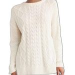 BDG cream colored cable knit elbow patch sweater size medium boho chic cozy cute Photo 0