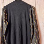 Carmen Marc Valvo Black and Gold Mock Neck Long Sleeve Sweater Sz M NWT Photo 7